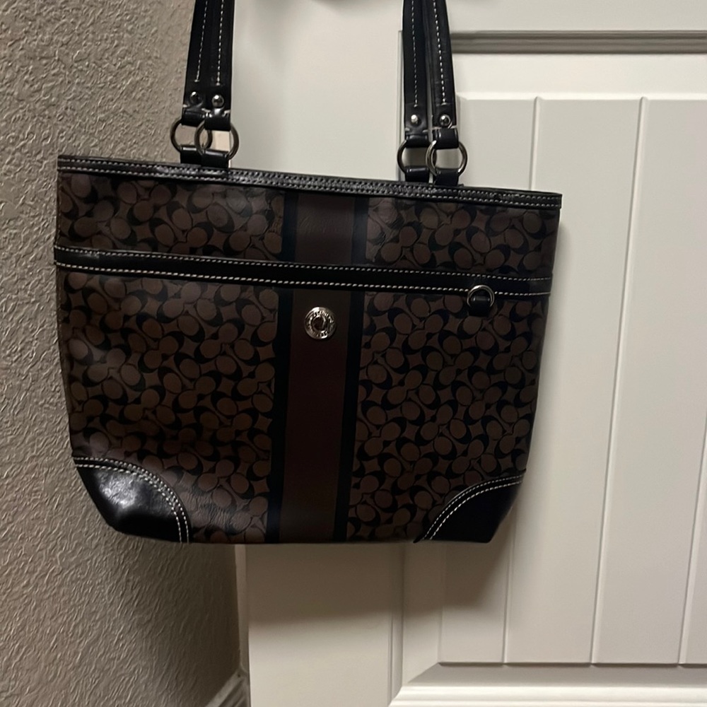 COACH F1068-F15134 Brown Blk